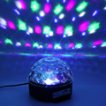 Digital RGB LED Music Crystal Magic Ball Effect Light MP3 USB DMX Disco DJ Stage Lighting