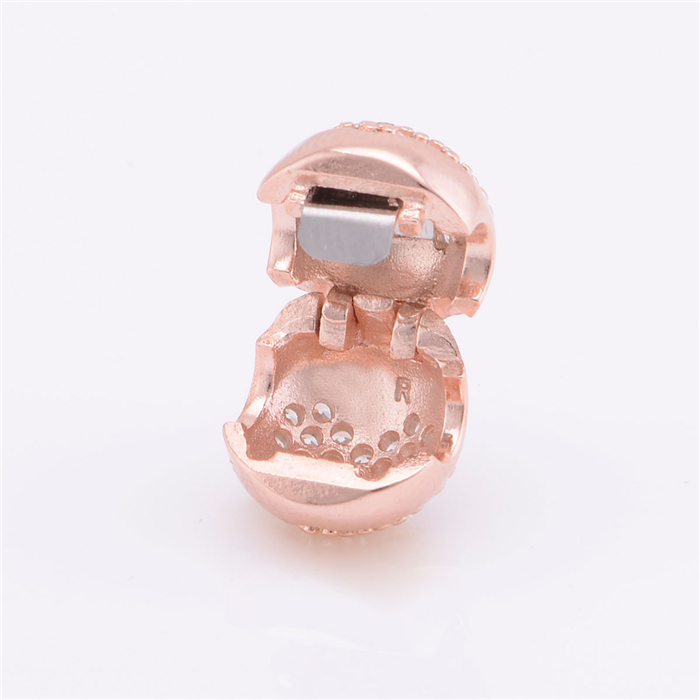 pandora rose gold heart clips pandora rose gold heart clips