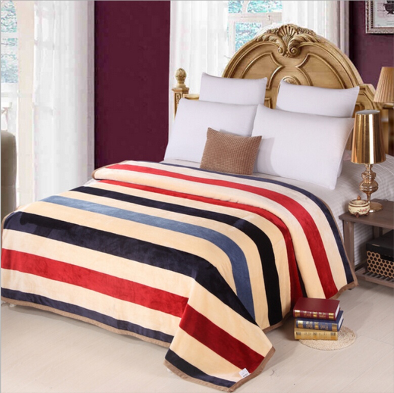 coral fleece blanket cartoon bedspread 3d bedcover...