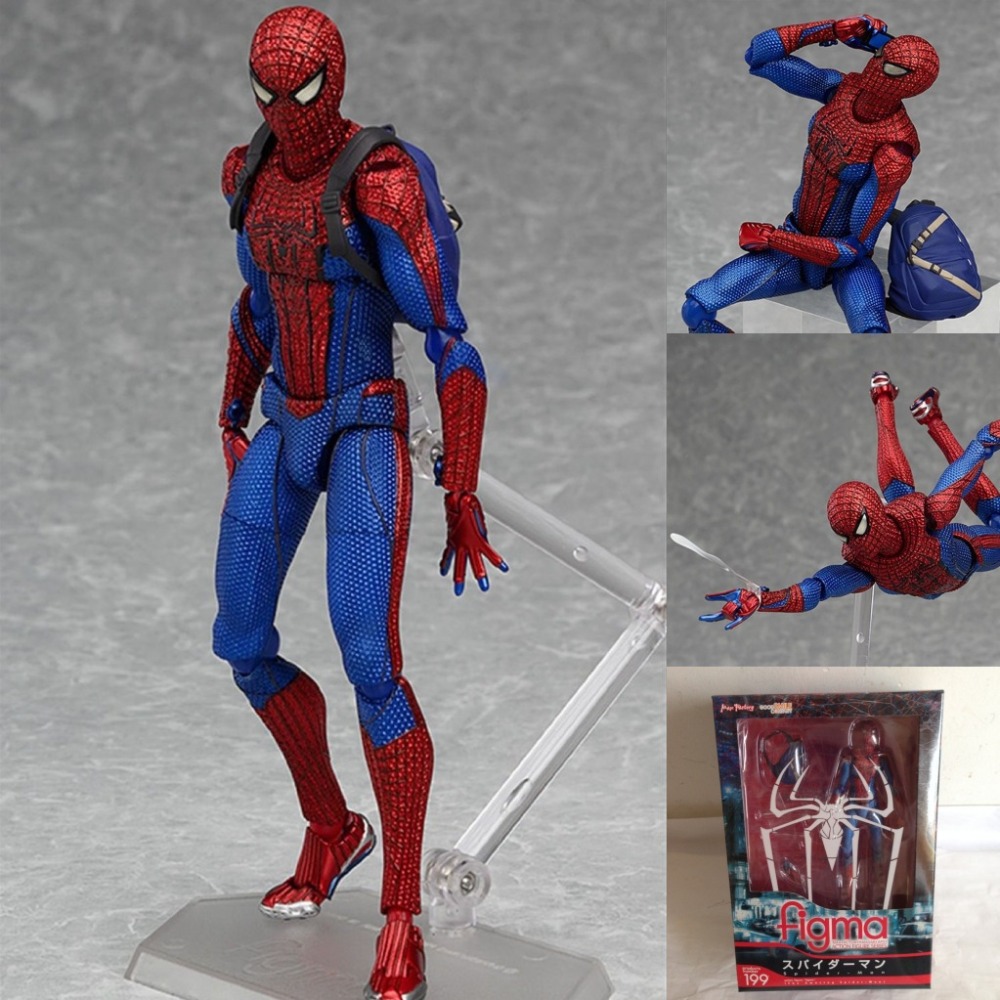 Купить 2016 удивительное spiderman 16 см ПВХ паук человек действий ...
