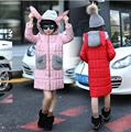 Girl Winter Jackets 2016 X Long Thicken Warm Snowsuits Hooded Coats For Girls Outerwear Winter Parkas