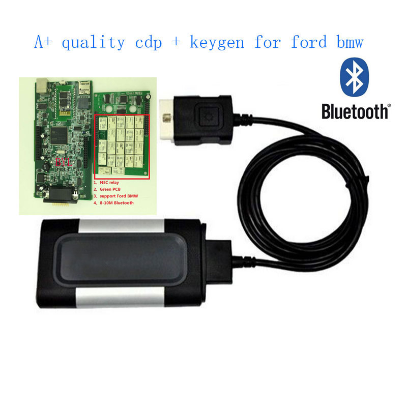 Image of New OBD Scanner for CDP pro plus + with bluetooth and keygen car auto and truck OBD2 professional Diagnostic tools Tester