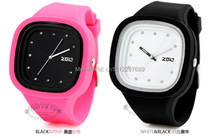 ZGO Brand electronic 2016 new Fashion Jelly Silicone wristwatches men Sports watches Quartz Watch Women rhInestone