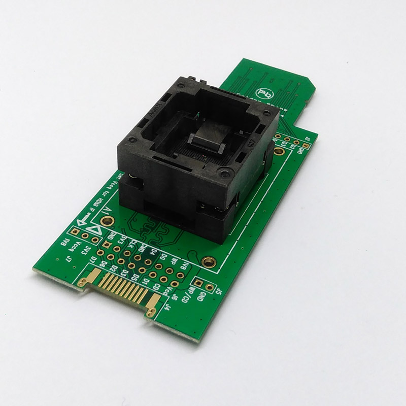 eMMC153 169 test Socket to SD interface for nand flash testing BGA169 BGA153 Reader Pitch 0.5mm For Reading Writing Data