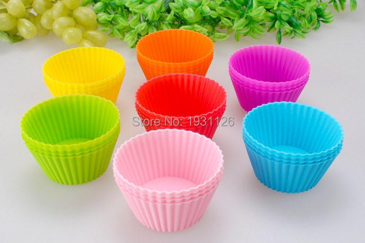 round silicon cake moulds
