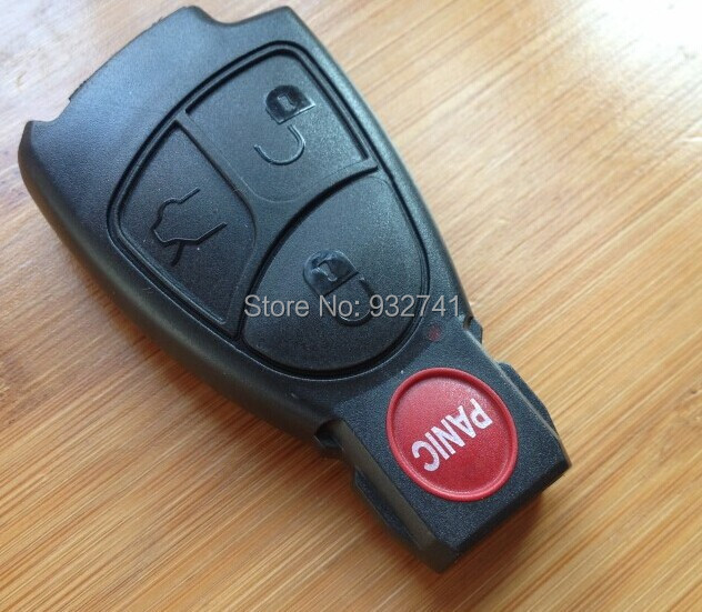 Mercedes Benz 3 1 buttons smart key case With battery clip with key tablets(15).jpg