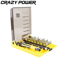 CRAZY POWER 45in1 Multi purpose Precision Magnetic Hand Screwdriver Set Household Hand Tool Set for Phone