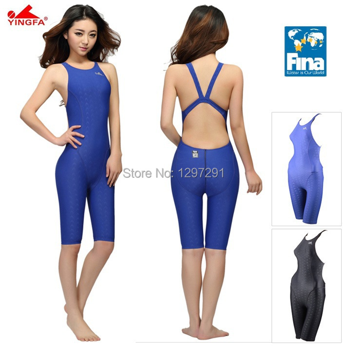 Image of Yingfa FINA Approval Professional One-Piece Swimwear Women Swimsuit Sports Racing Competition Tight Bodybuilding Bathing Suit