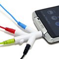 1pcs 3 5mm Jack 1 Point 4 Headphones Audio Splitter Adapter Earphone Accessories for Iphone 6