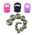 4Pair Fashion Flesh Tunnels Ear Plugs Big Gauge Piercing Ear Expanders 4 25mm body Piercing Jewelry