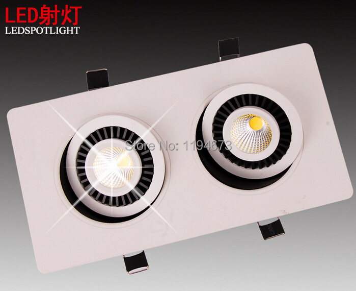 free shipping 10w 2 20w heads cob square rotatable free shipping 10w 2 20w heads cob square rotatable