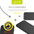 WSKEN Micro Usb Cable Round Metal Magnetic For Xiaomi For iPhone Charging X Cable Android Micro