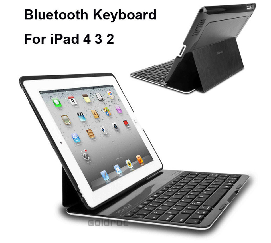 Bluetooth Wireless Keyboard For Ipad Air With Protective Cover Aluminum
