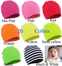 2015 New Unisex Newborn Baby Boy Girl Toddler Infant Cotton Soft Cute Hat Cap Beanie 20 Color