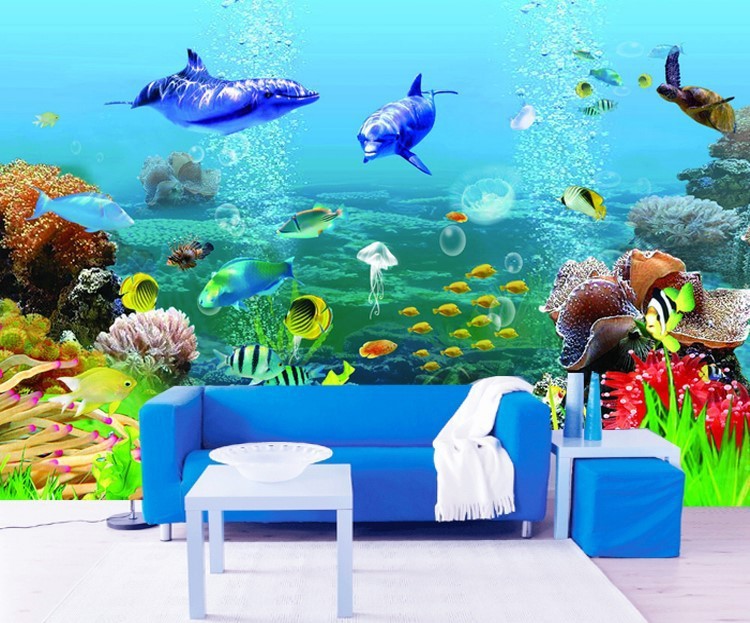 3D Wall Murals Underwater