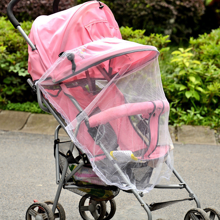 New Design Baby Carriage Mosquito Net Baby Stroller Accessories Infants Baby Mesh Prams Anti-Mosquito Healthy Baby (1)