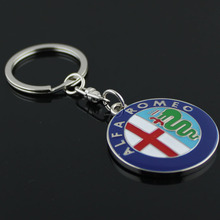 Metal 3D ALFA ROMEO Car Keychain Keyring For Auto Key Chain Ring YOWO