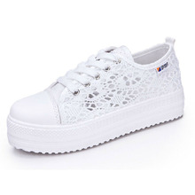 Hollow designer floral canvas shoes platform casual Women Shoes breathable Women casual shoes 2015