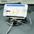 Remax 360 Degree Mobile Phone Car Holder With Charger By USB Cable For iPhone Android Phone