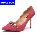 2017 Brand Shoes Woman High Heels Women Pumps Stiletto Thin Heel Women s Shoes Pointed Toe