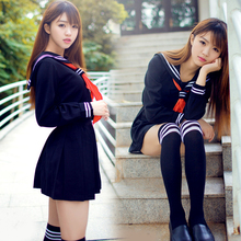 Japanese sailor suit Anime cosplay costume ,Girls High school student uniform ,Long-sleeve JK uniform sexy clothing