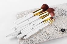 MSQ 15pcs Makeup Brushes High Quality Nylon Hair Make Up Brush Beauty Cosmetic Brush Set With