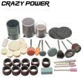 CRAZY POWER 105 Pcs Set Wood Metal Mold DIY Cutting Polishing Grinding Abrasive Tools Rotary Bit