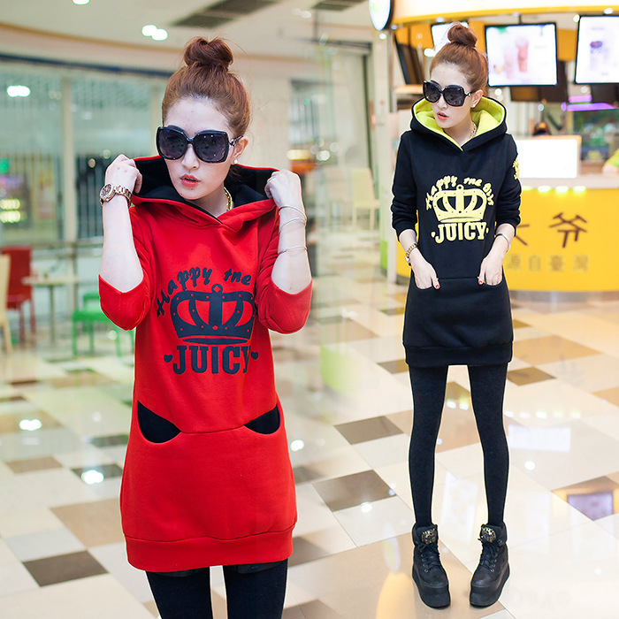 2014 Hoodies Jacket Baseball Women Cotton Long Sleeve Pullovers 5D61