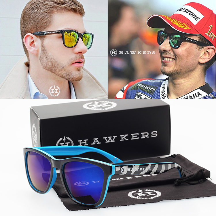Image of 2016 New Fashion Trend HAWKERS Brand Men Women Sunglasses With Case Popular Outdoor Sports Sun Glasses UV400 Oculos De Sol Gafas