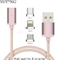 Fast Charging Data Sync Newest 1m Nylon magnetic Cable Micro Usb C Charger for IPhone 6