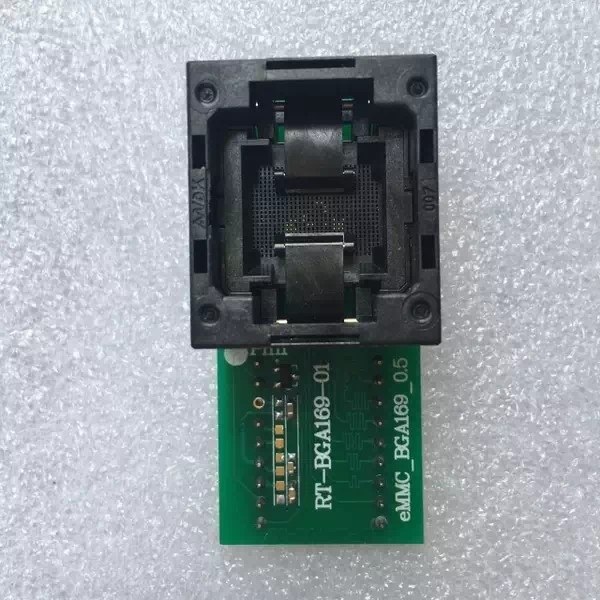 New Open Top RT-BGA169-01 V1 BGA169/153 eMCP reader test socket programmer adapter For RT809H Programmer