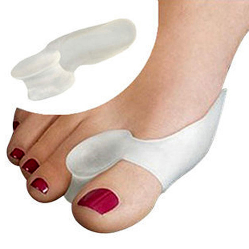 Image of Silicone Gel foot fingers Toe Separator thumb valgus protector Bunion adjuster Hallux Valgus Guard feet care