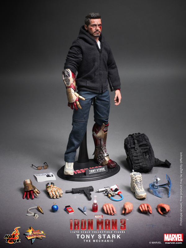 Hot Toys Hottoys HT MMS209 1/6 Iron Man Tony Stark The Mechanic Collectible Figure Specification new box in stock now