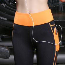 Women Fashion New yo ga Gym Clothes Clothing Sports exercise jogging pocket pants Workout Running Fitness