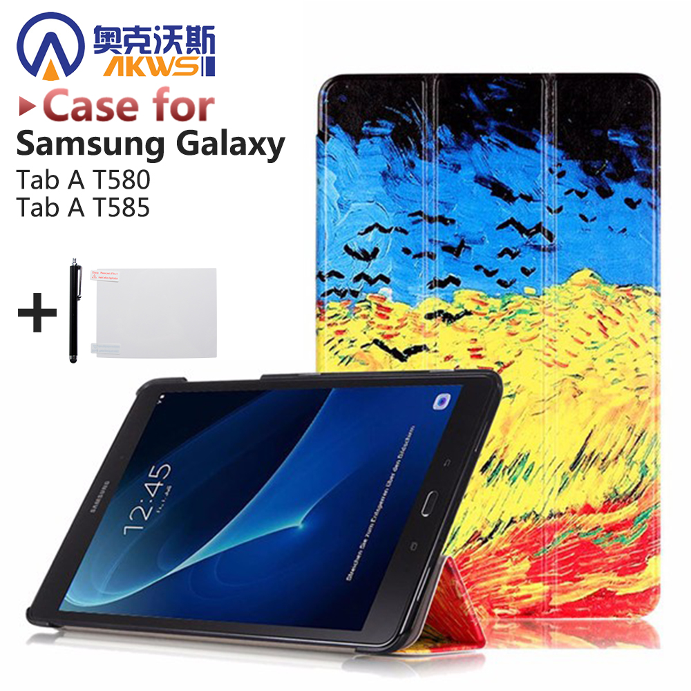  Samsung Galaxy Tab 10.1 T585 T580 SM-T580 T580N Tablet funda    PU     Shell + 