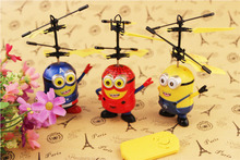 New Remote Control RC Helicopter Flying Minion/Captain America/ Spiderman Quadcopter Drone Ar.drone Kids Toy Fairy Doll