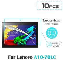 10pcs For Lenovo Tab 2 A10-70 A10-70F A10-70LC 10.1″ 9H 2.5D Explosion Proof Tempered Glass Screen Protector Anti-Scratch Film