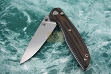 Shirogorov 110 folding knife D2 blade G10 handle Axis system outdoor camping hunting survival utility MULTI