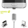 Wsken Magnetic Charging Adapter Cable For iPhone 7 6 6S Plus 5S SE For Samsung S7