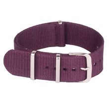 Purple Nato Zulu correas de reloj de primera calidad 20 mm Zulu Nato reloj correas