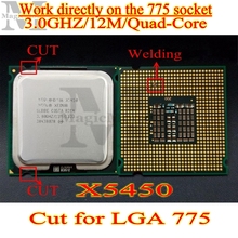 Wholesale Processor Xeon X5450 /3.0GHz/12M/1333 close to LGA775 Core 2 Quad Q9650 CPU works on LGA 775 mainboard no need adapter