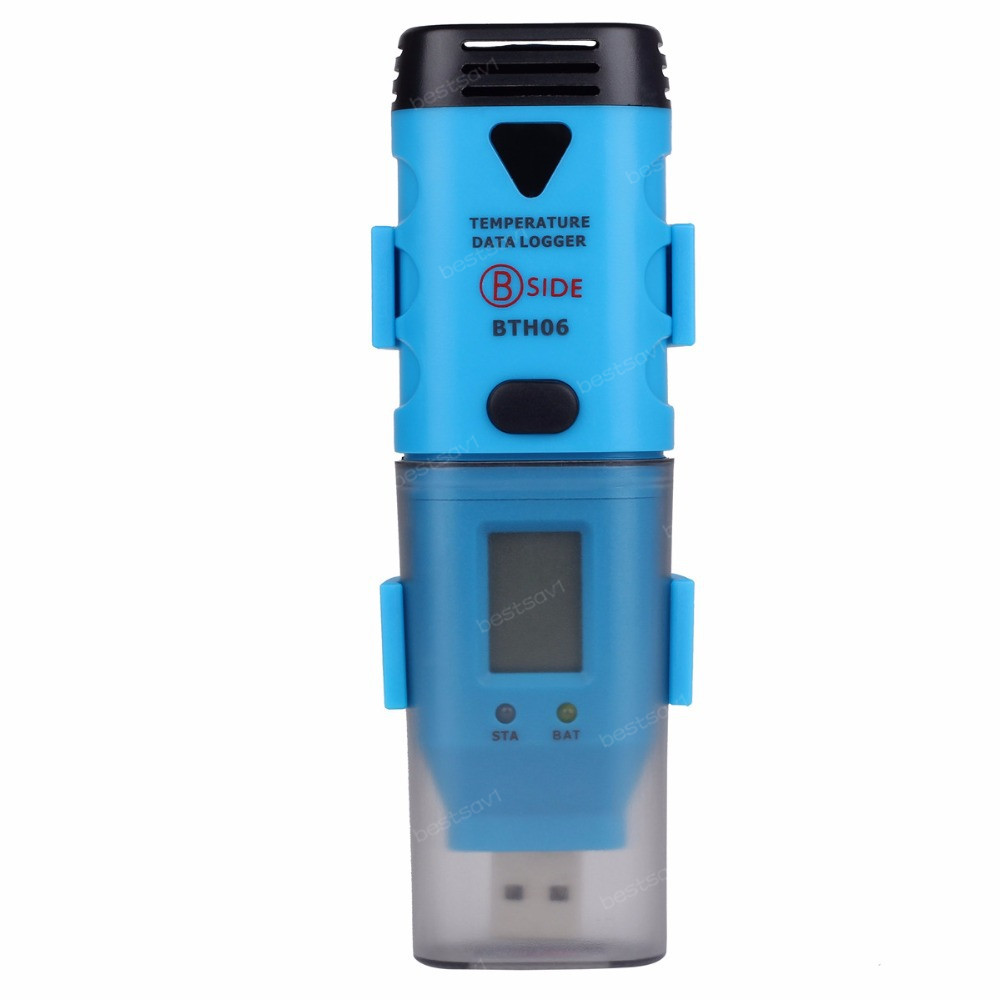 BSIDE BTH06 USB High Accuracy Temp Data Logger/Temperature Recorder/Temp Probe Outside/Record the Data in Real Time