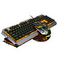 V1 Wired Backlit illuminated Multimedia Ergonomic Usb Gaming Keyboard Gamer 3200DPI Optical Pro Gamer Mouse PC