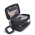 Cosmetic Bag Double Layer Organizer Cosmetics Beauty Brushes Professional Makeup Bag Women Travel Toiletry Makeup Cases