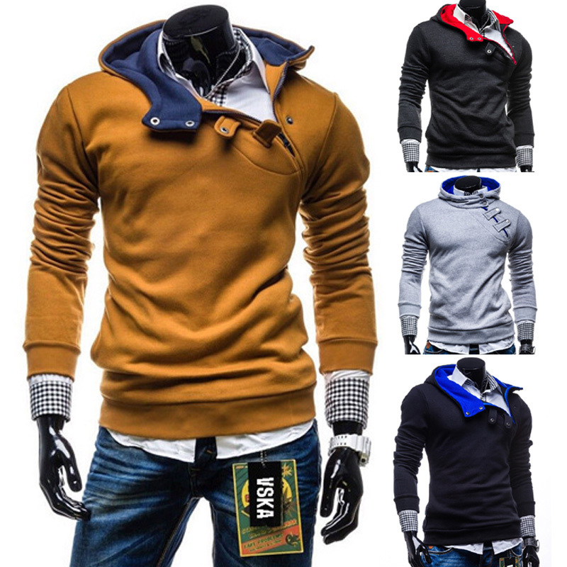 Hot Sale 2015 New Men\'S Fashion Buckle Sport Suit...
