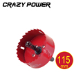 CRAZY POWER 115mm Bi metal Hole Saw Core Drill Bit Power tools Metal Drilling Drill Bit