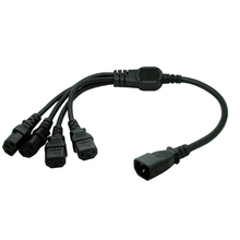 Iec 320 C14 , чтобы 4x C13 Y сплит шнур для UPS PDU 0.5 м
