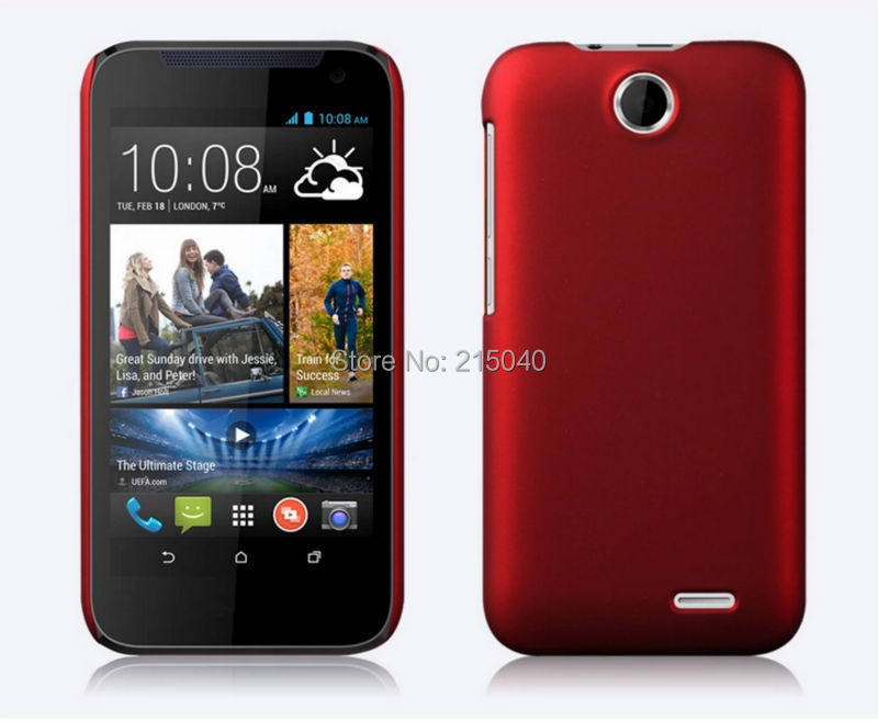 Colorful Rubber Matte Hard Back Case for HTC Desire 310 High Quality Frosted Protect Back Cover, HCC-102 (1)