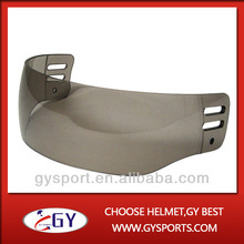 Free shipping high impact resistant PC hockey visor with high quality for hot sale