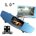 5 inch car camera rearview mirror auto dvrs cars dvr dual lens recorder video registrator dash